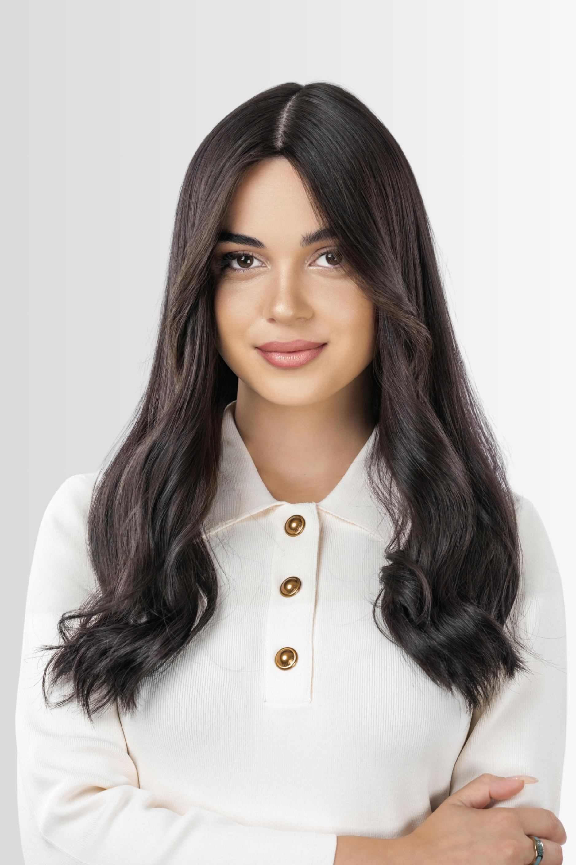 Skintop Wig in Natural Black