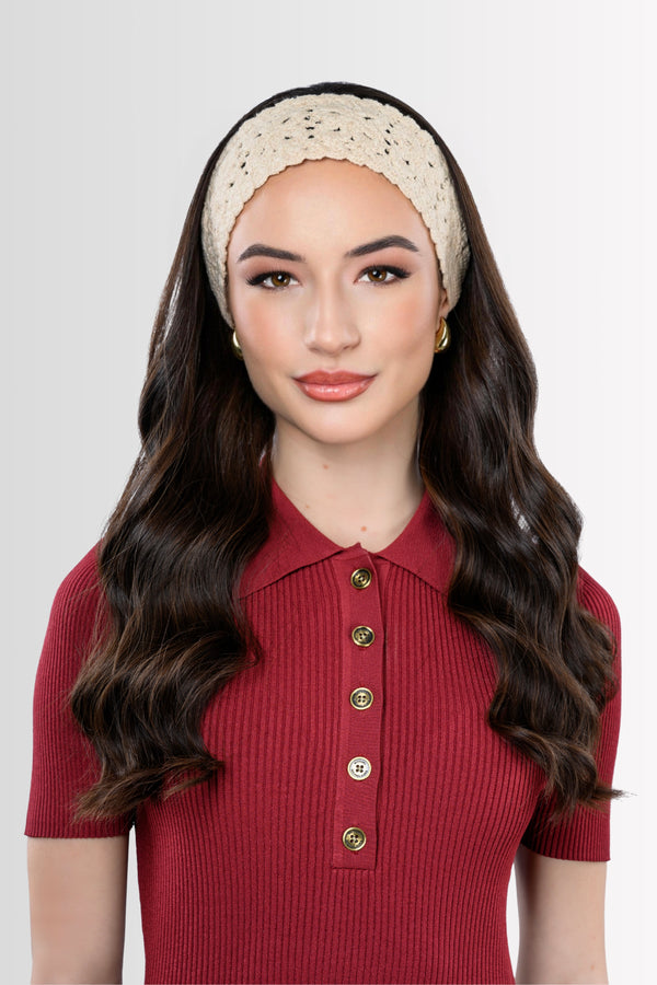 EU Bandfall Wig in Dark Brown