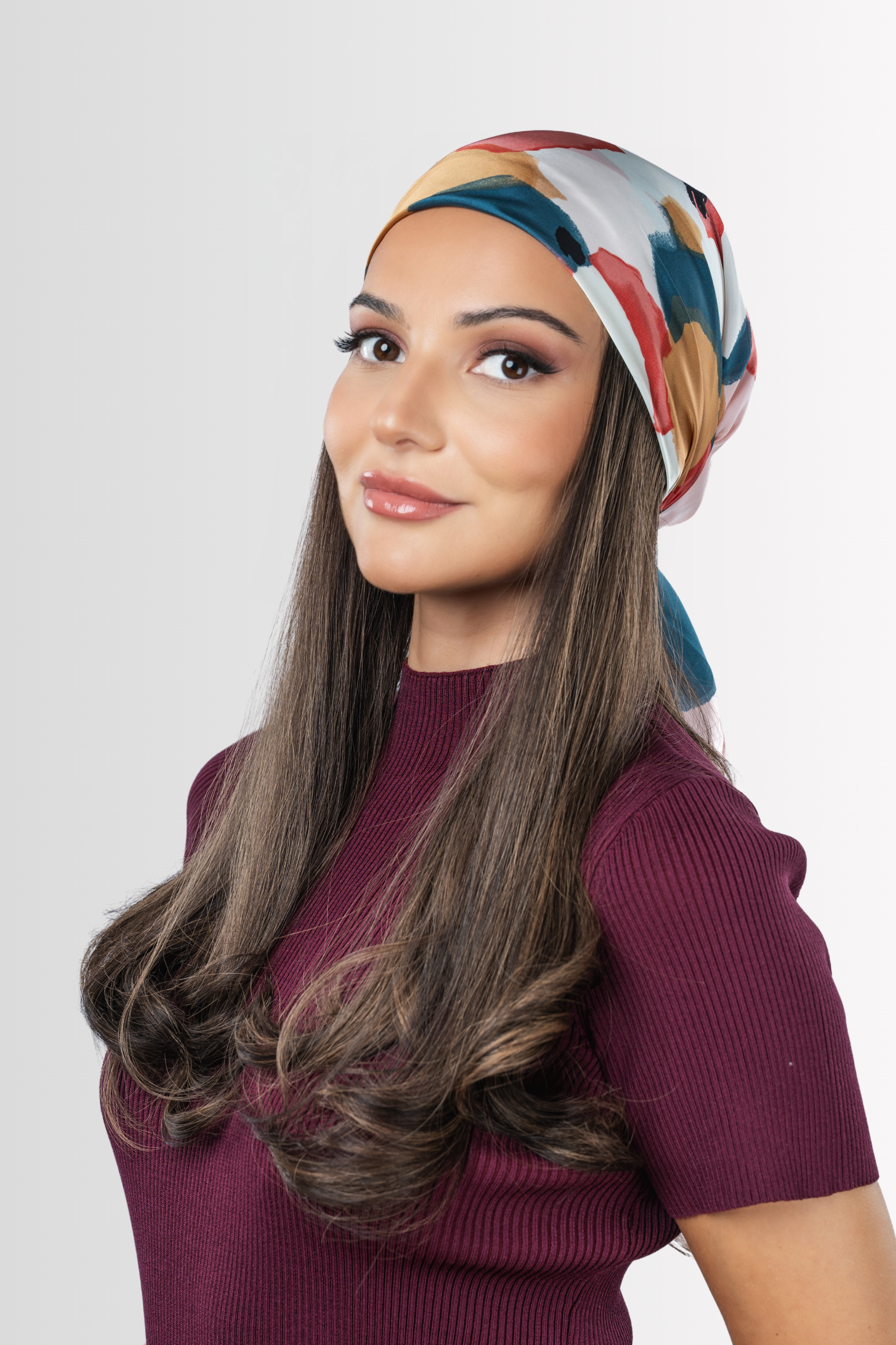 EU Bandfall Wig in Rooted Mocca