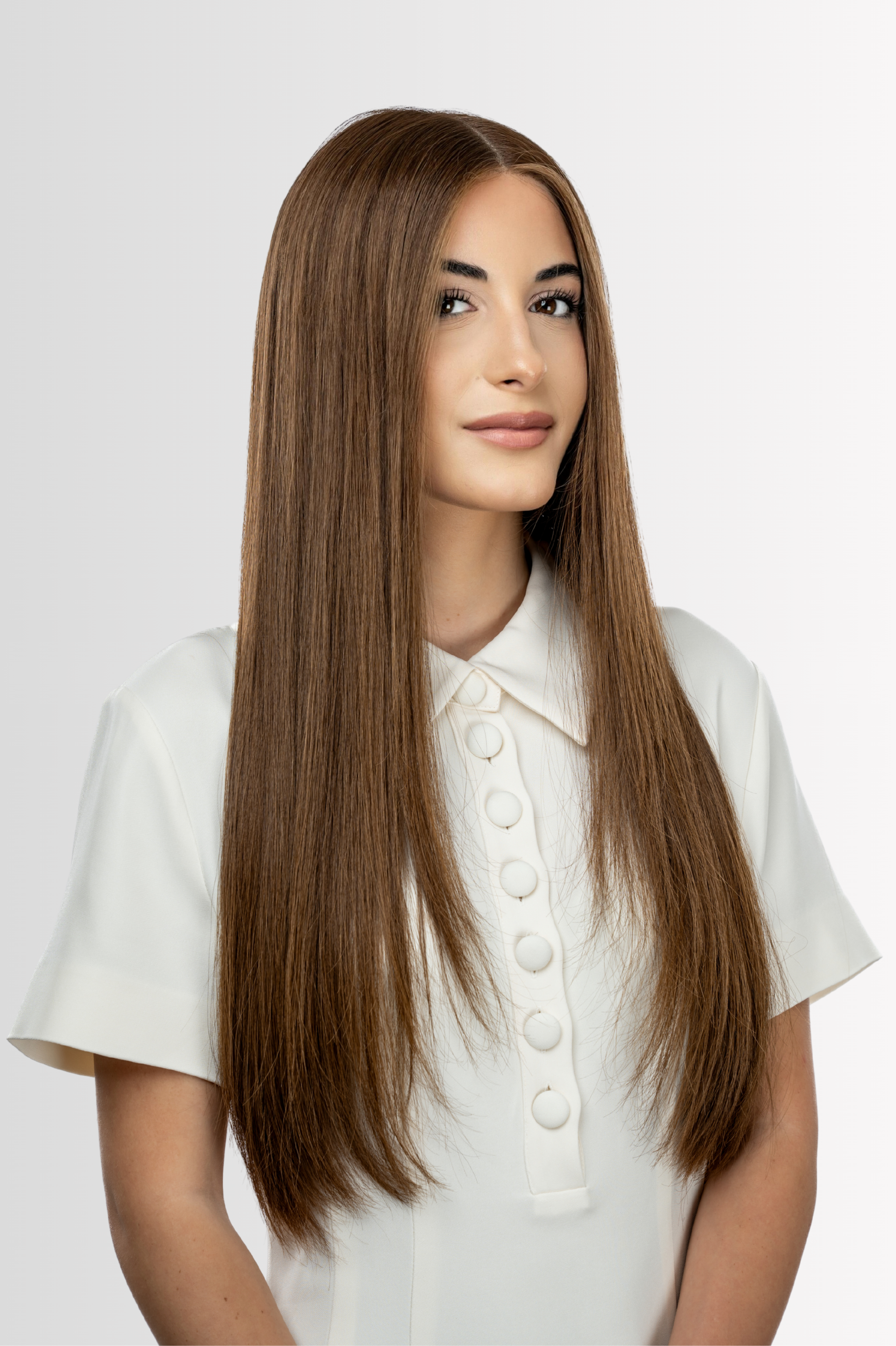 EU Lacetop Wig in Auburn Brown