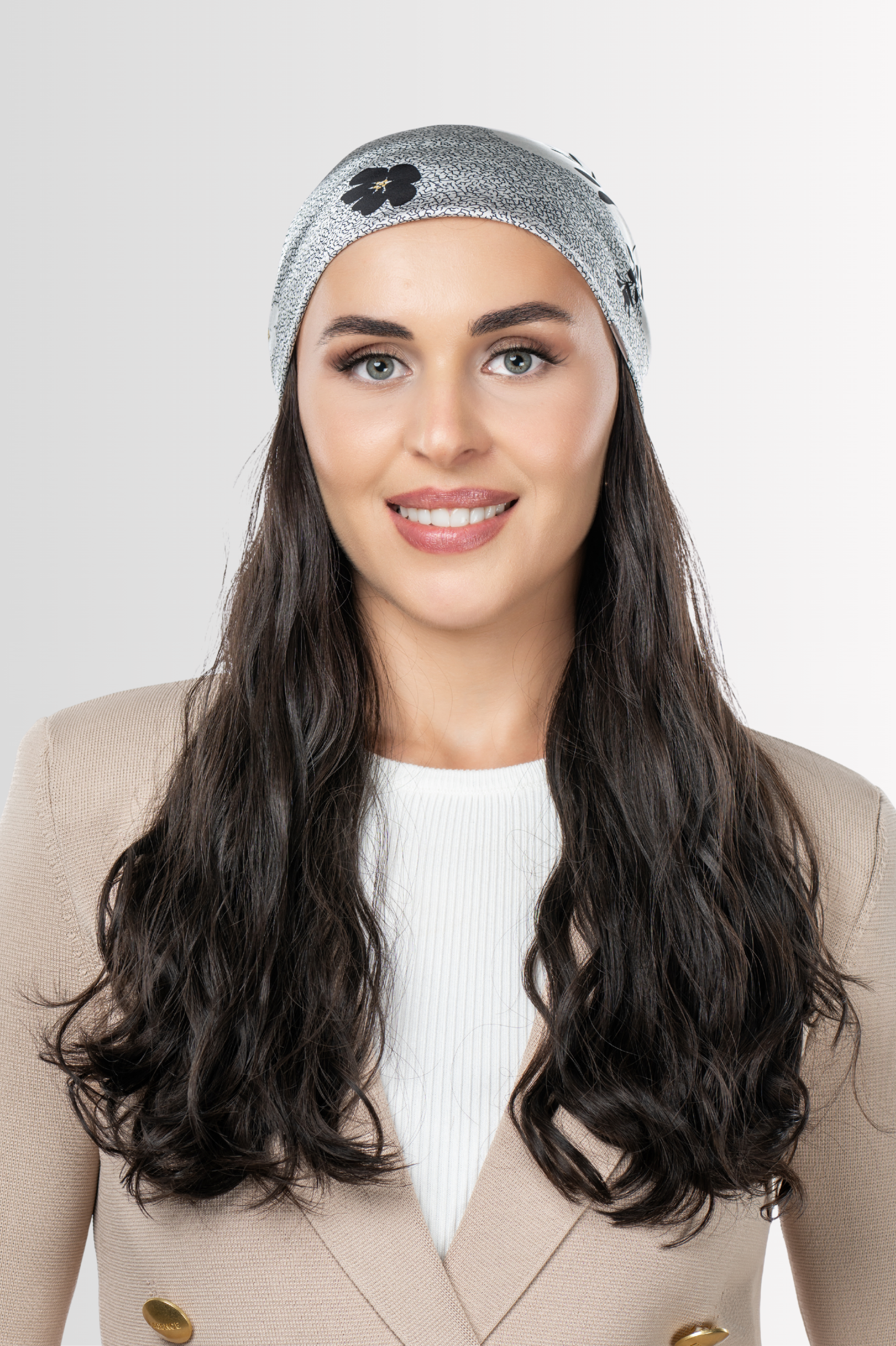 Air-Dried Bandfall Wig in Natural Black