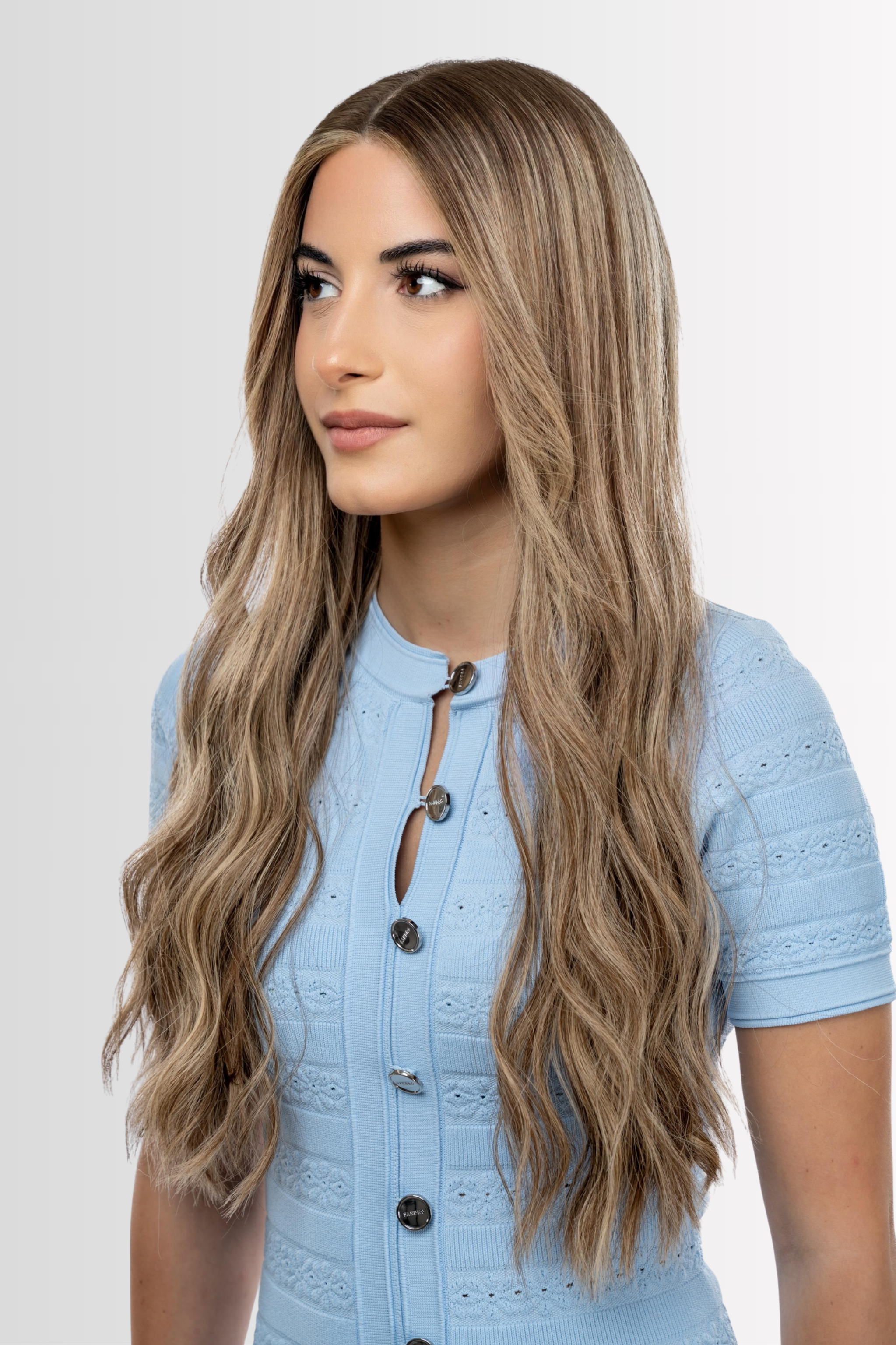 EU Lacetop Wig in Beige Dark Blonde