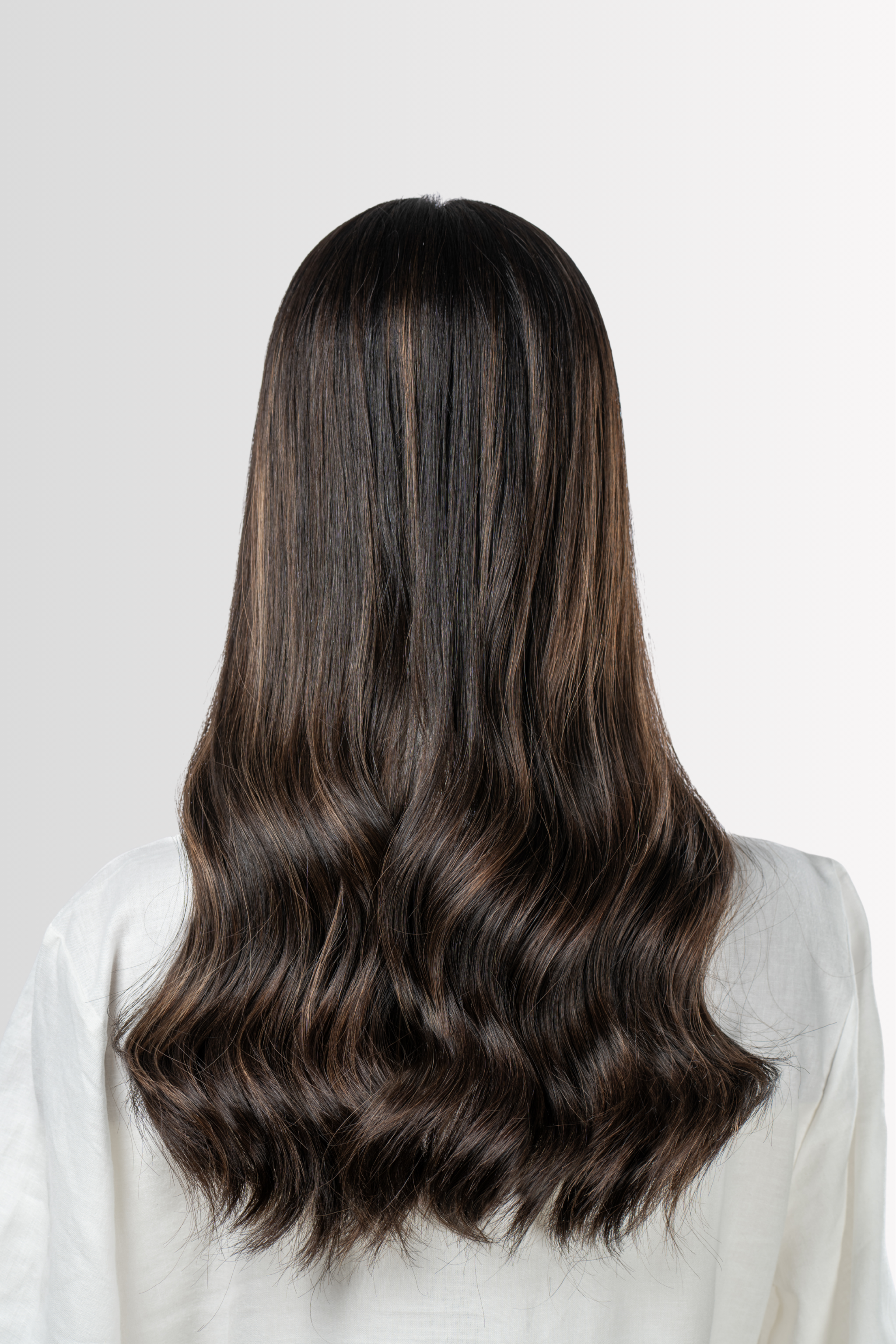 Lace KIppah Fall in Rooted Dark Caramel