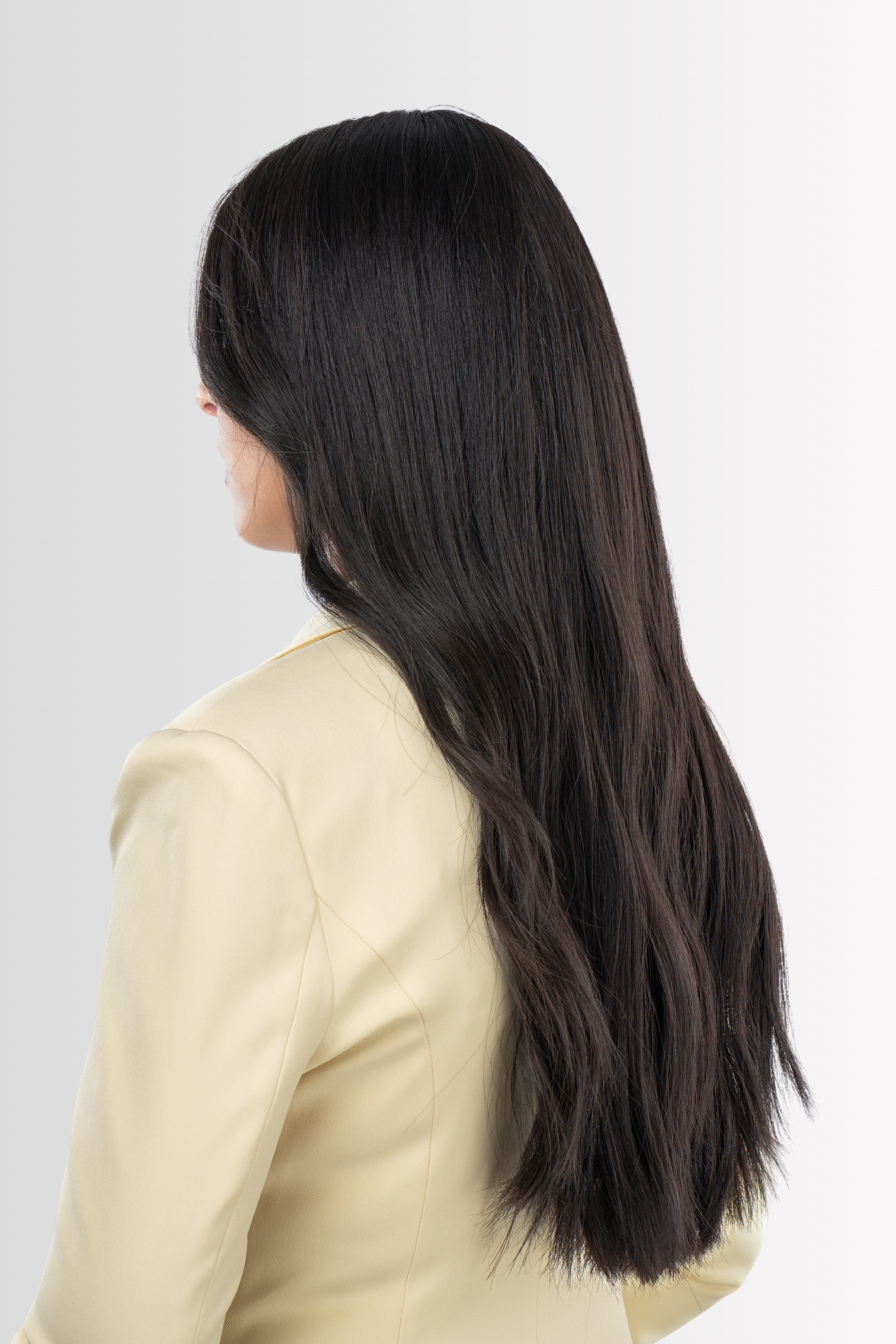Hand-tied Lacetop Wig in Natural Black