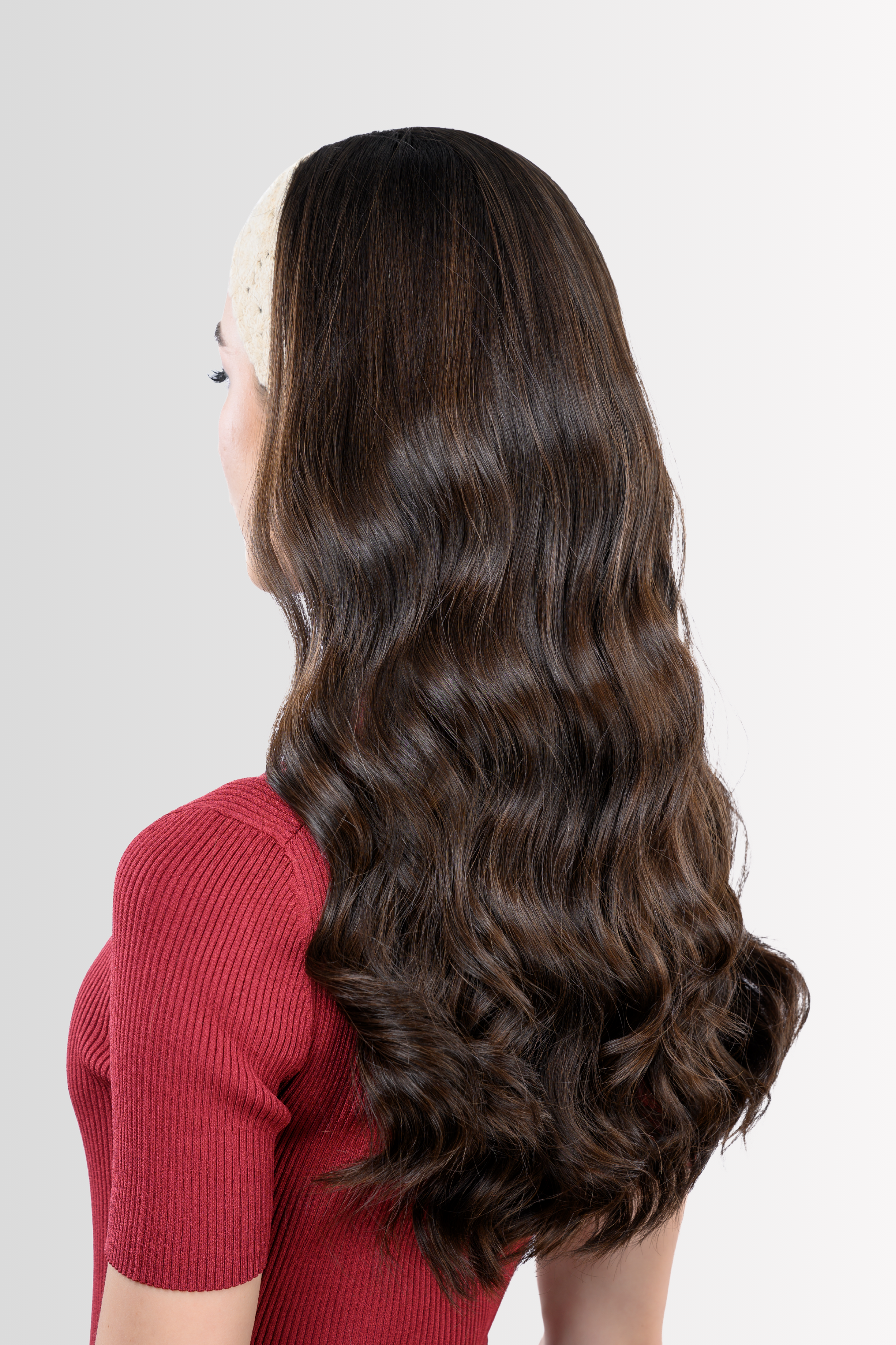 EU Bandfall Wig in Dark Brown