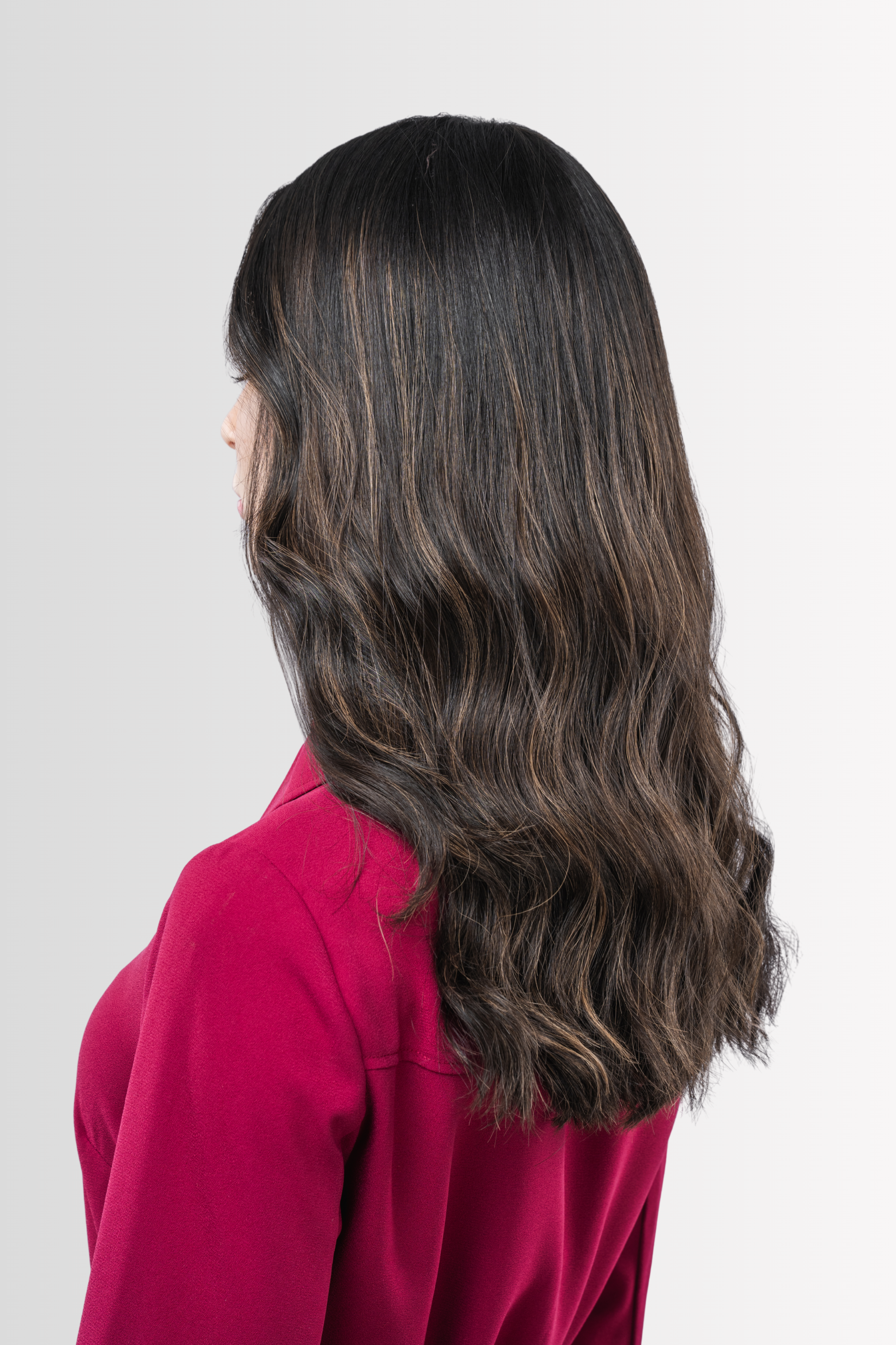 Skintop Wig in Rooted Dark Caramel