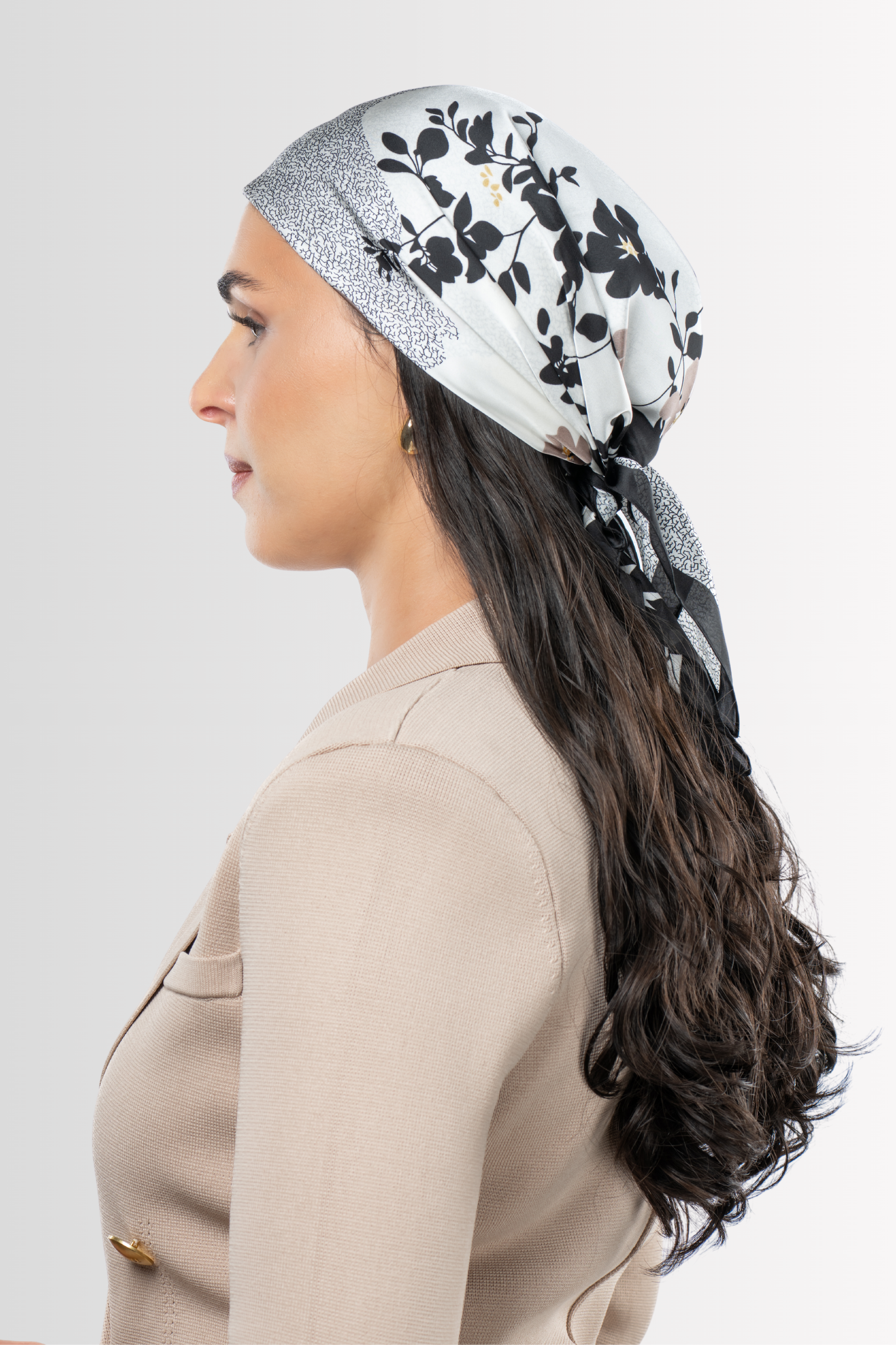 Air-Dried Bandfall Wig in Natural Black