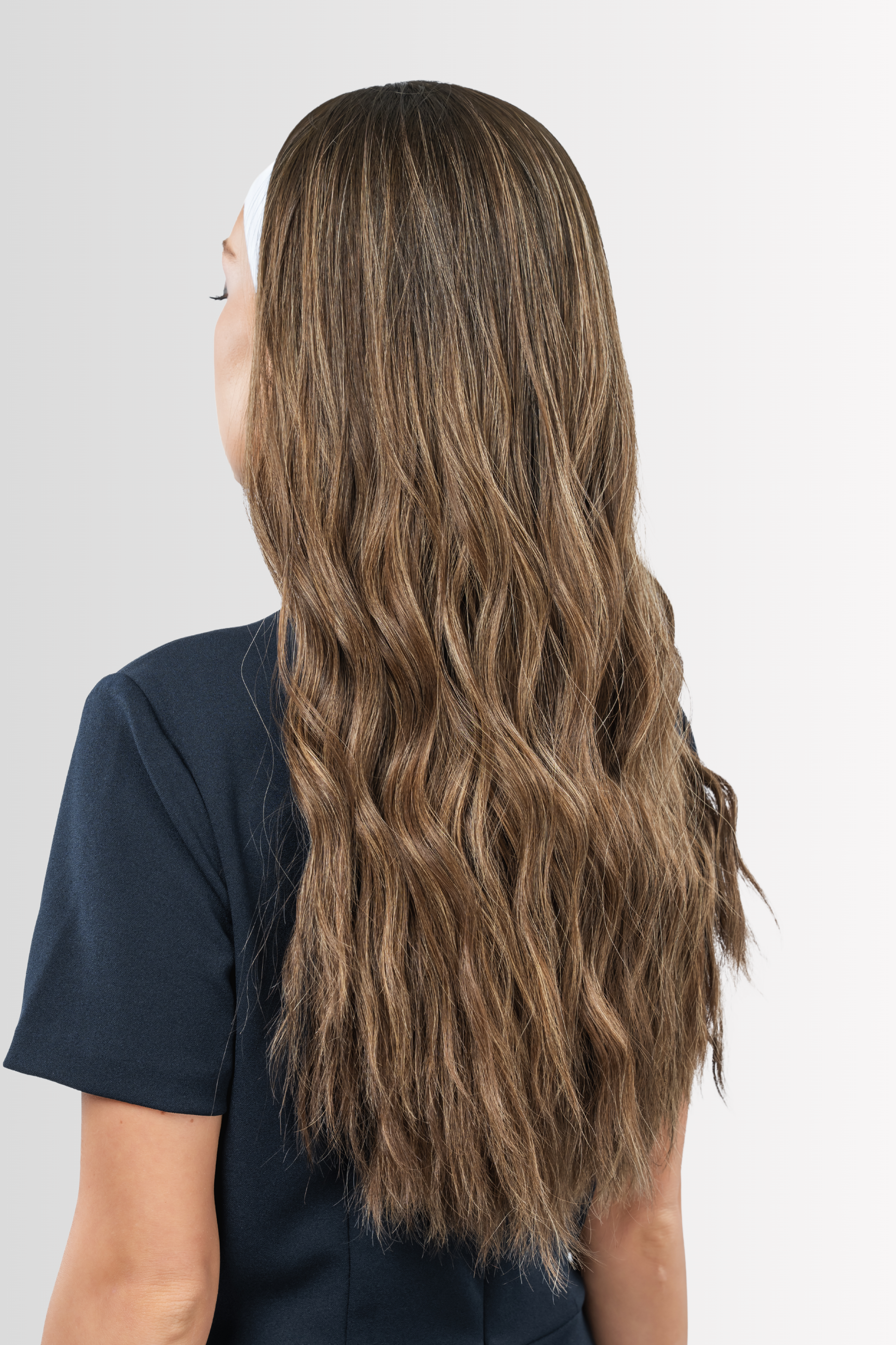 EU Bandfall Wig in Rooted Ash Brown