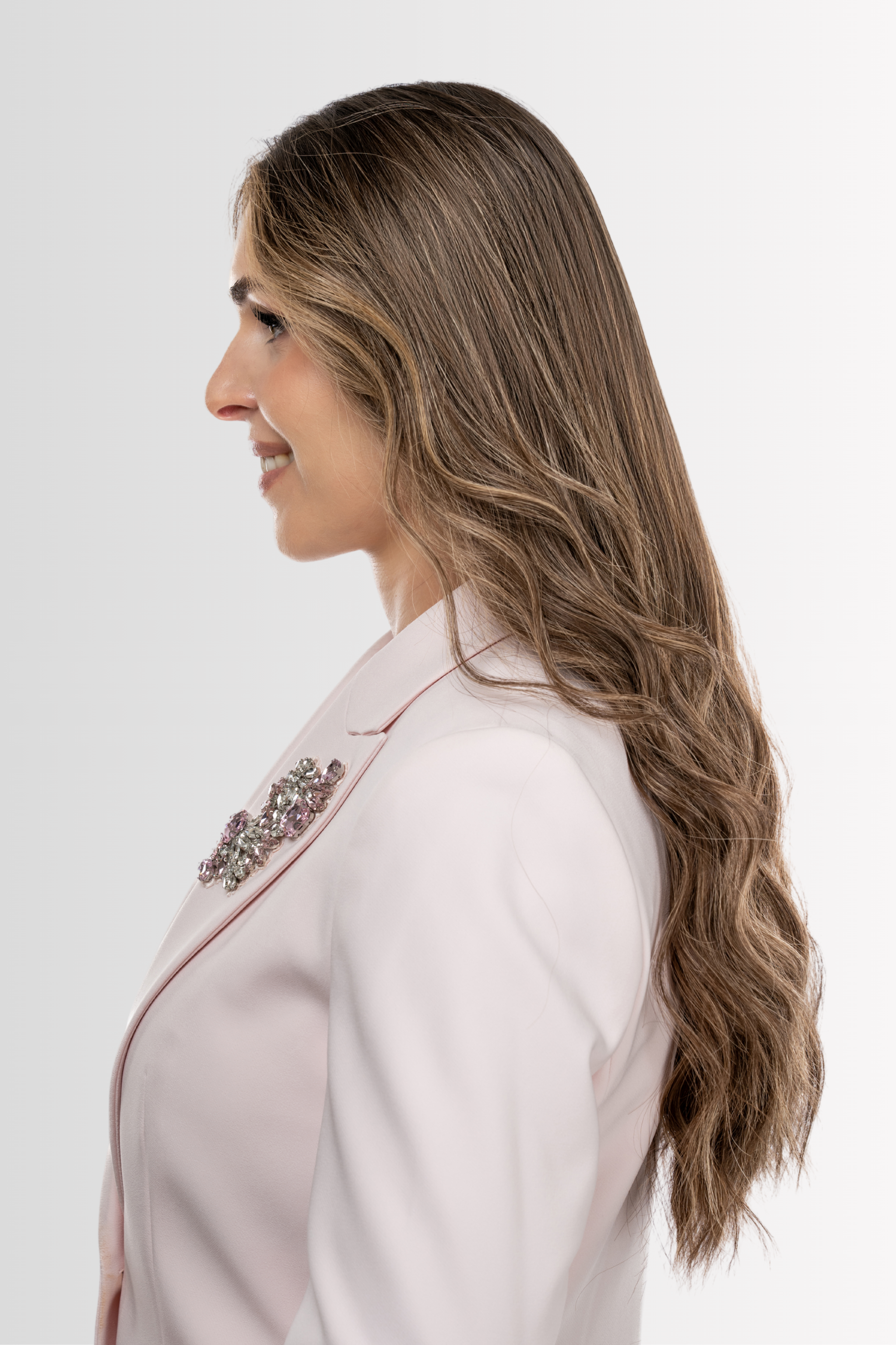 EU Lacetop Wig in Rooted Ash Brown