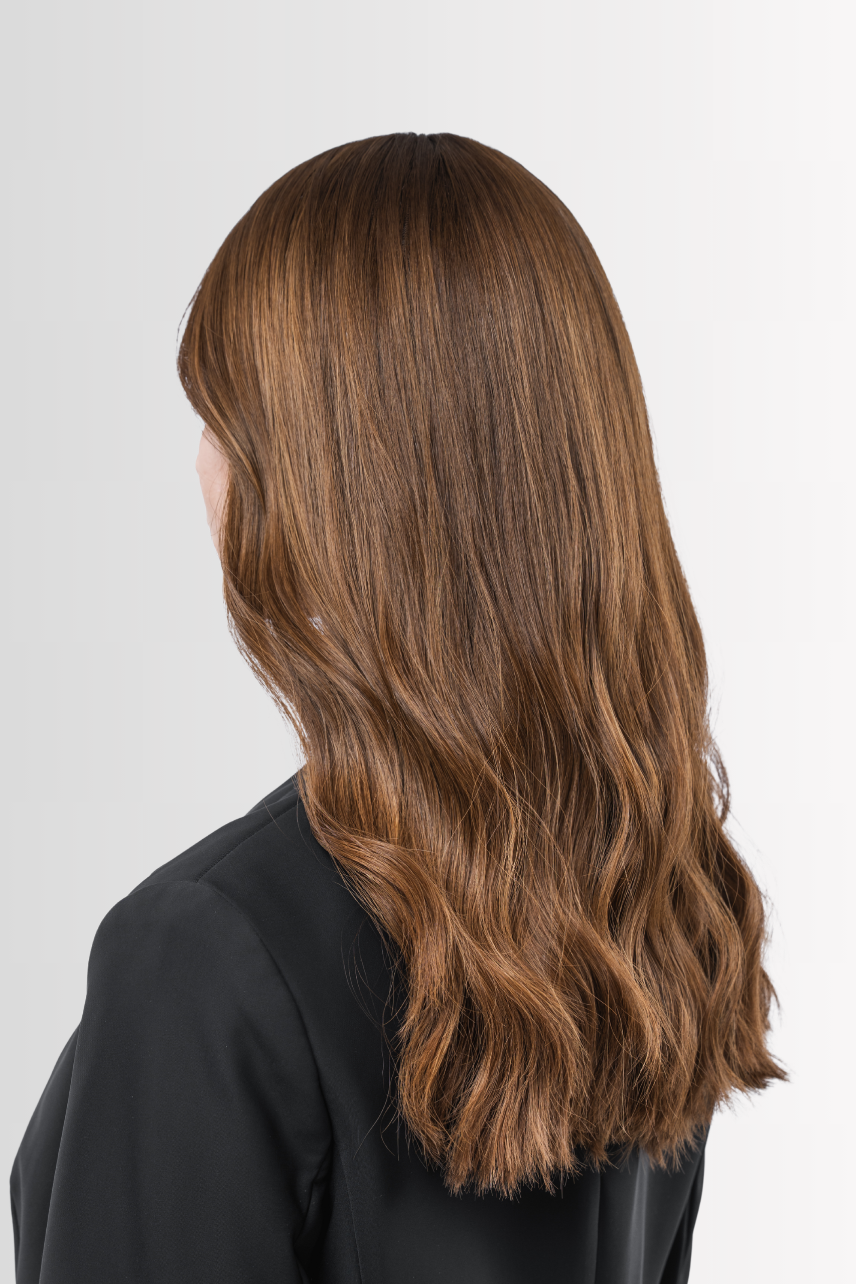 Skintop Wig in Auburn Brown