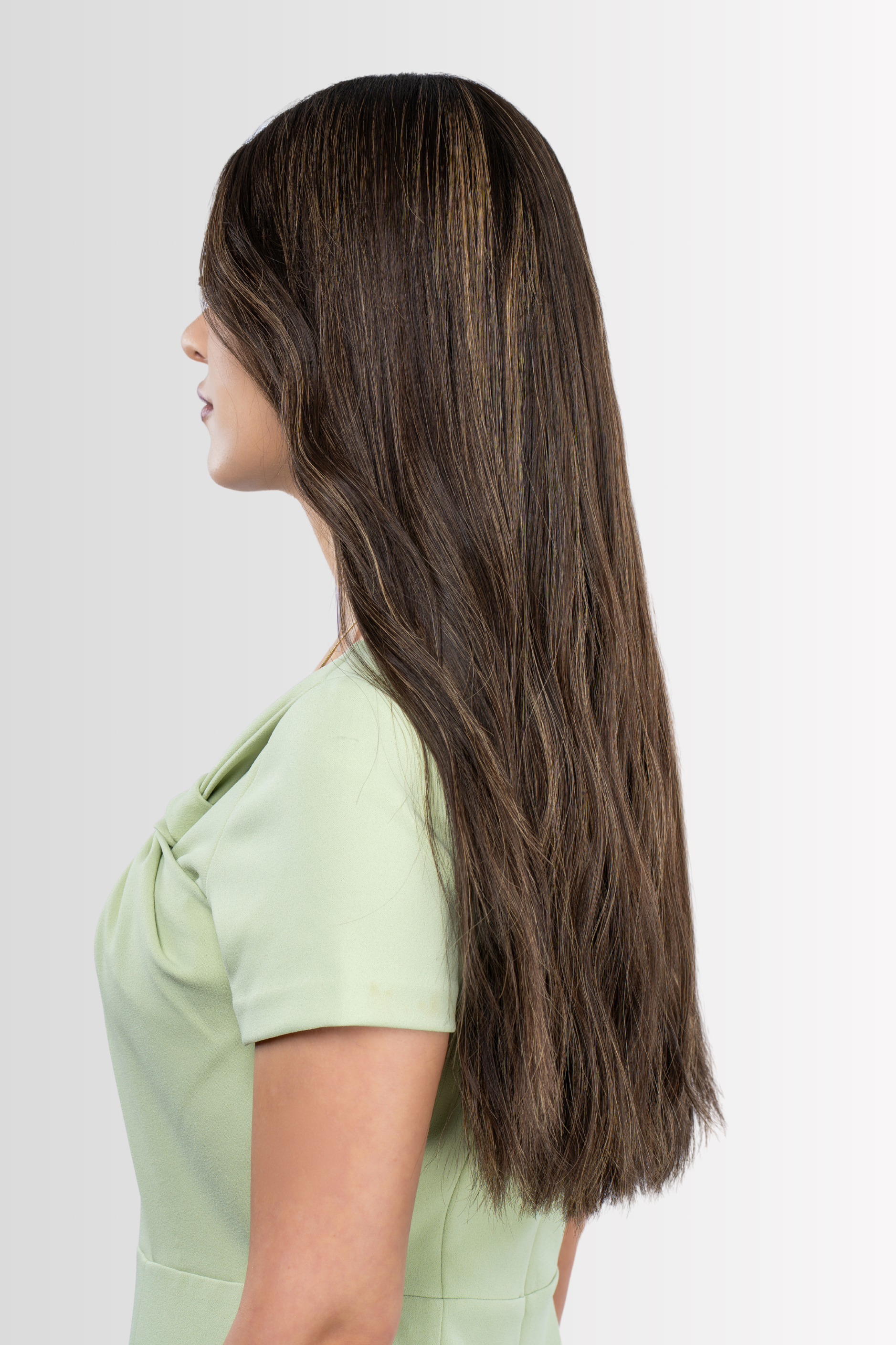 Hand-tied Lacetop Wig in Brown Mocca