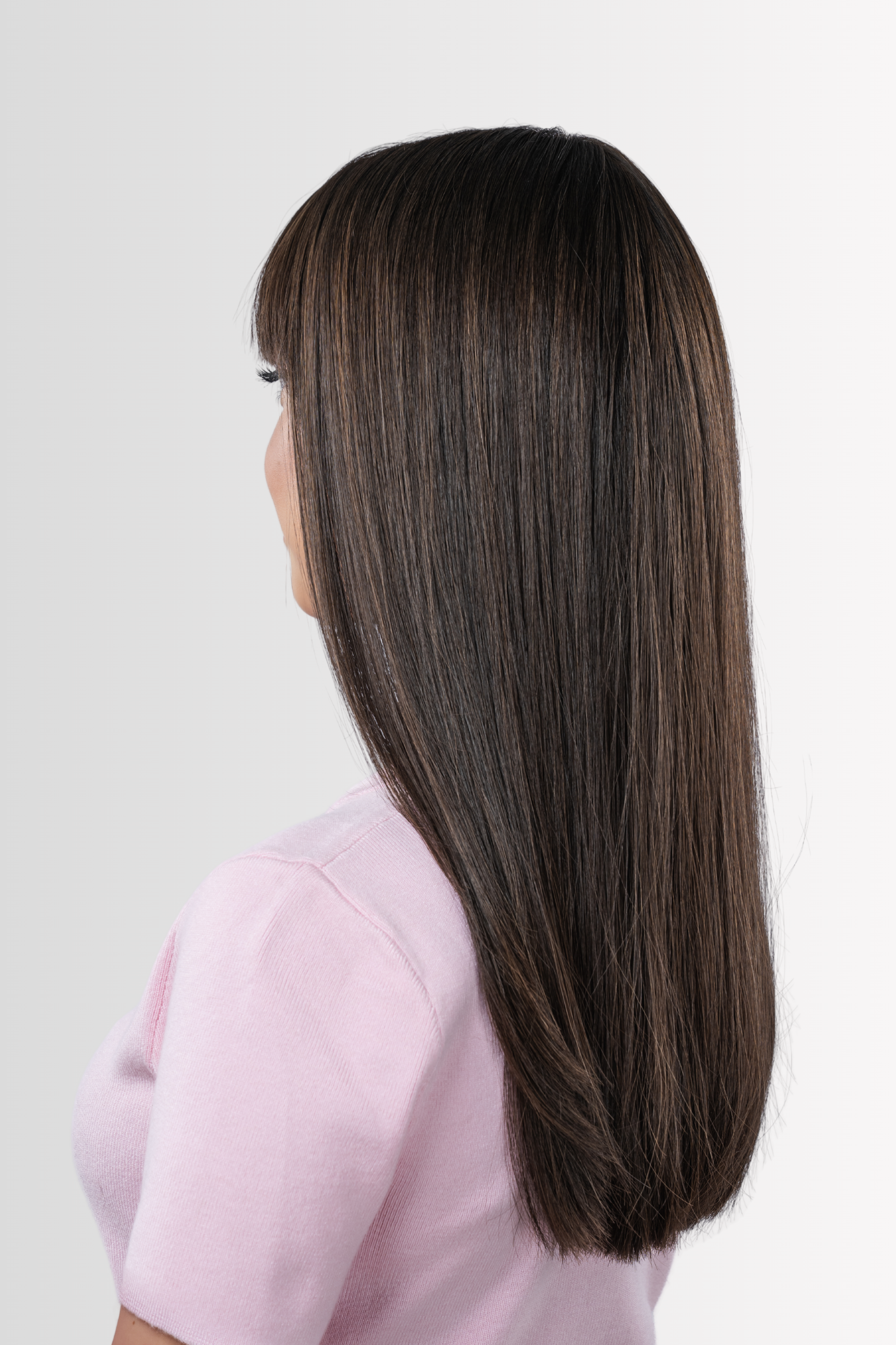 Skintop Wig in Dark Brown