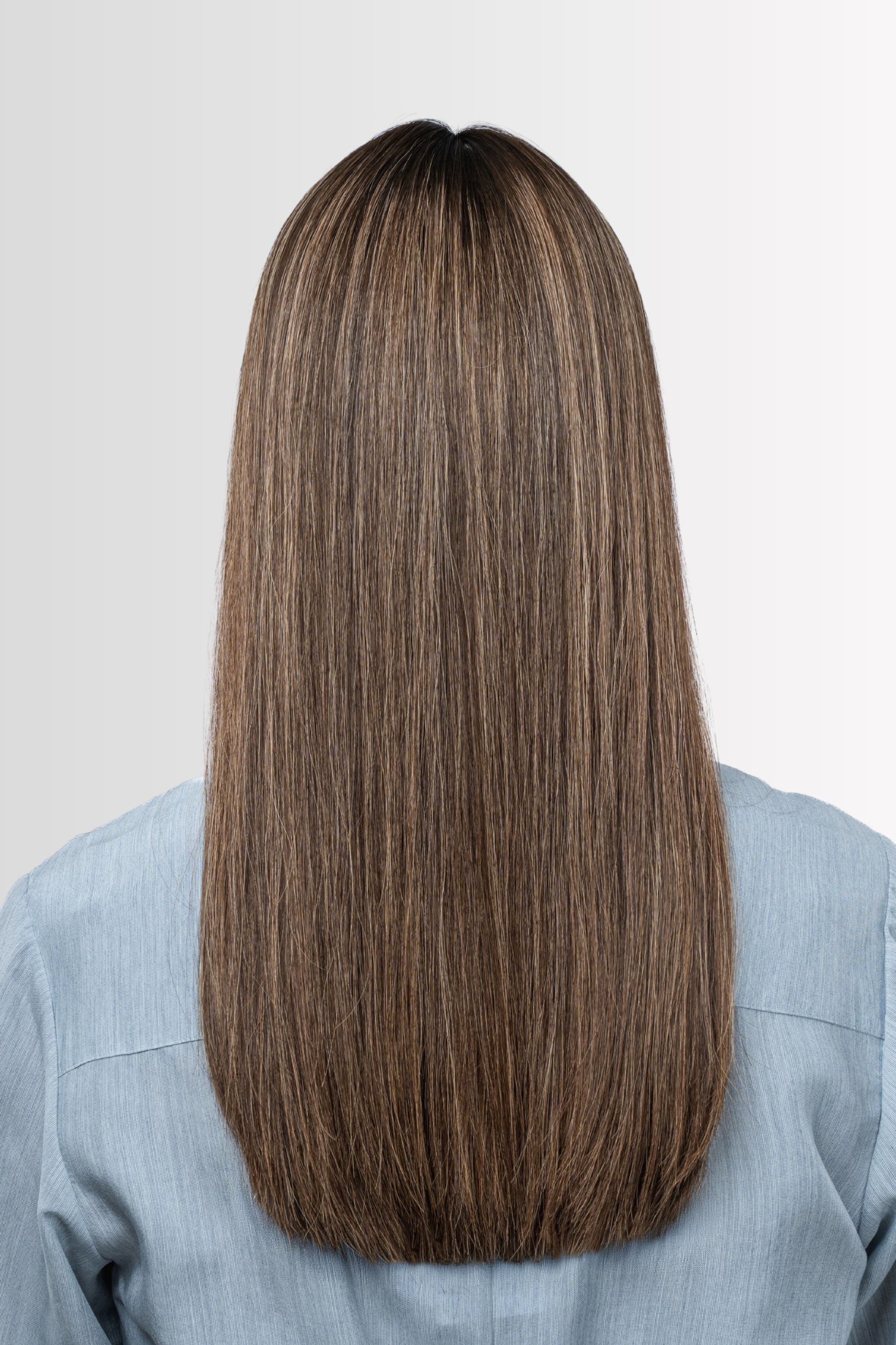 Skintop Wig in Ash Brown