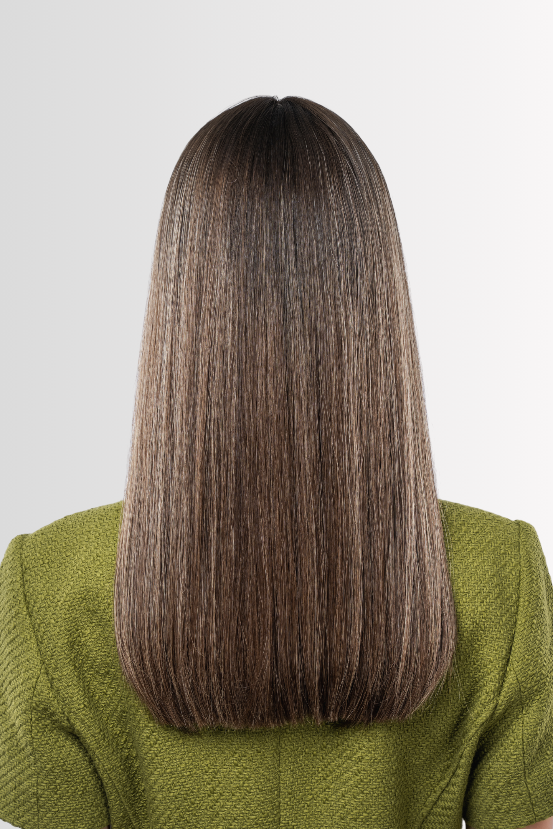 Skintop Wig in Rooted Ash Brown