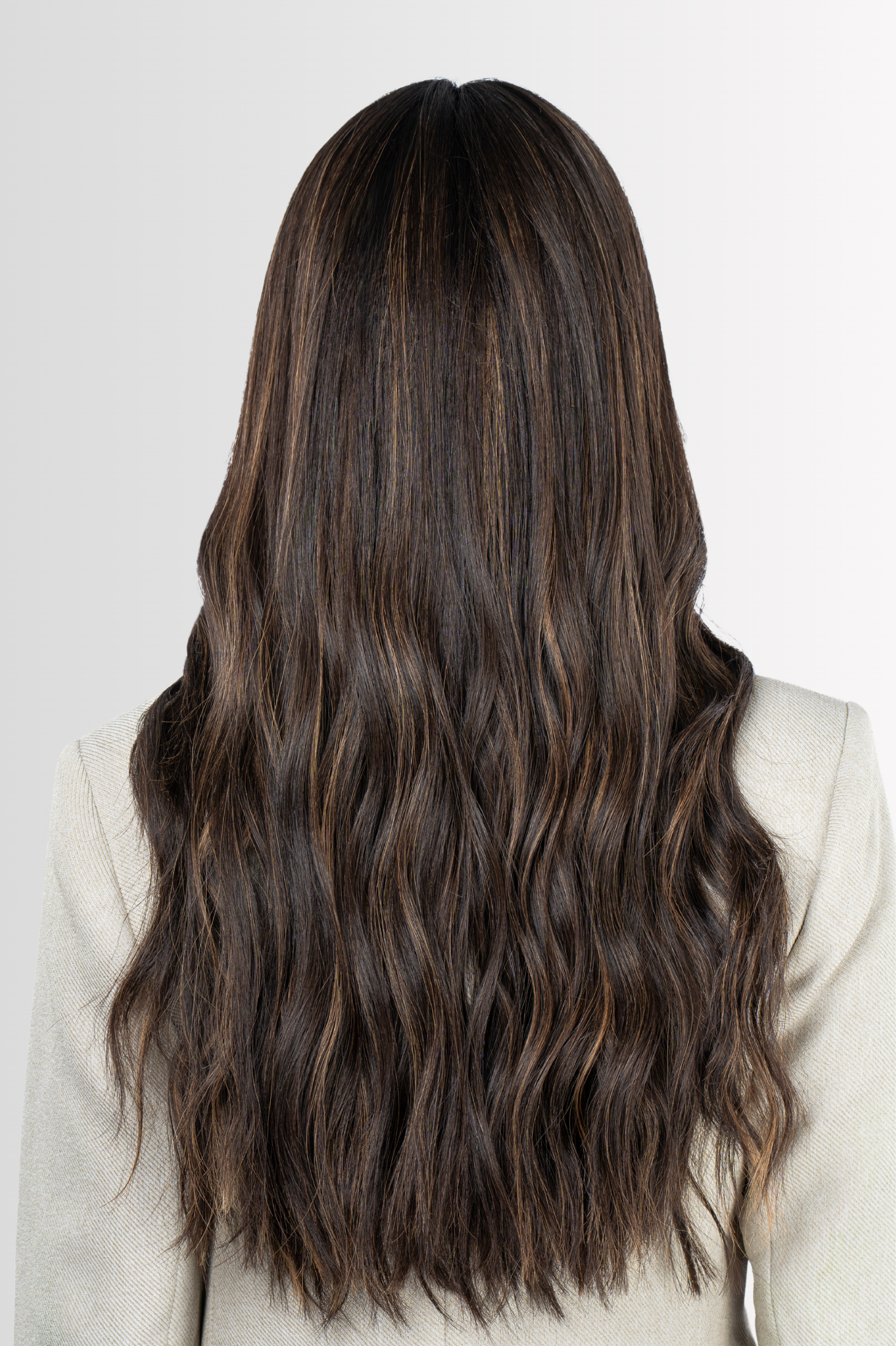Hand-tied Lacetop Wig in Dark Caramel