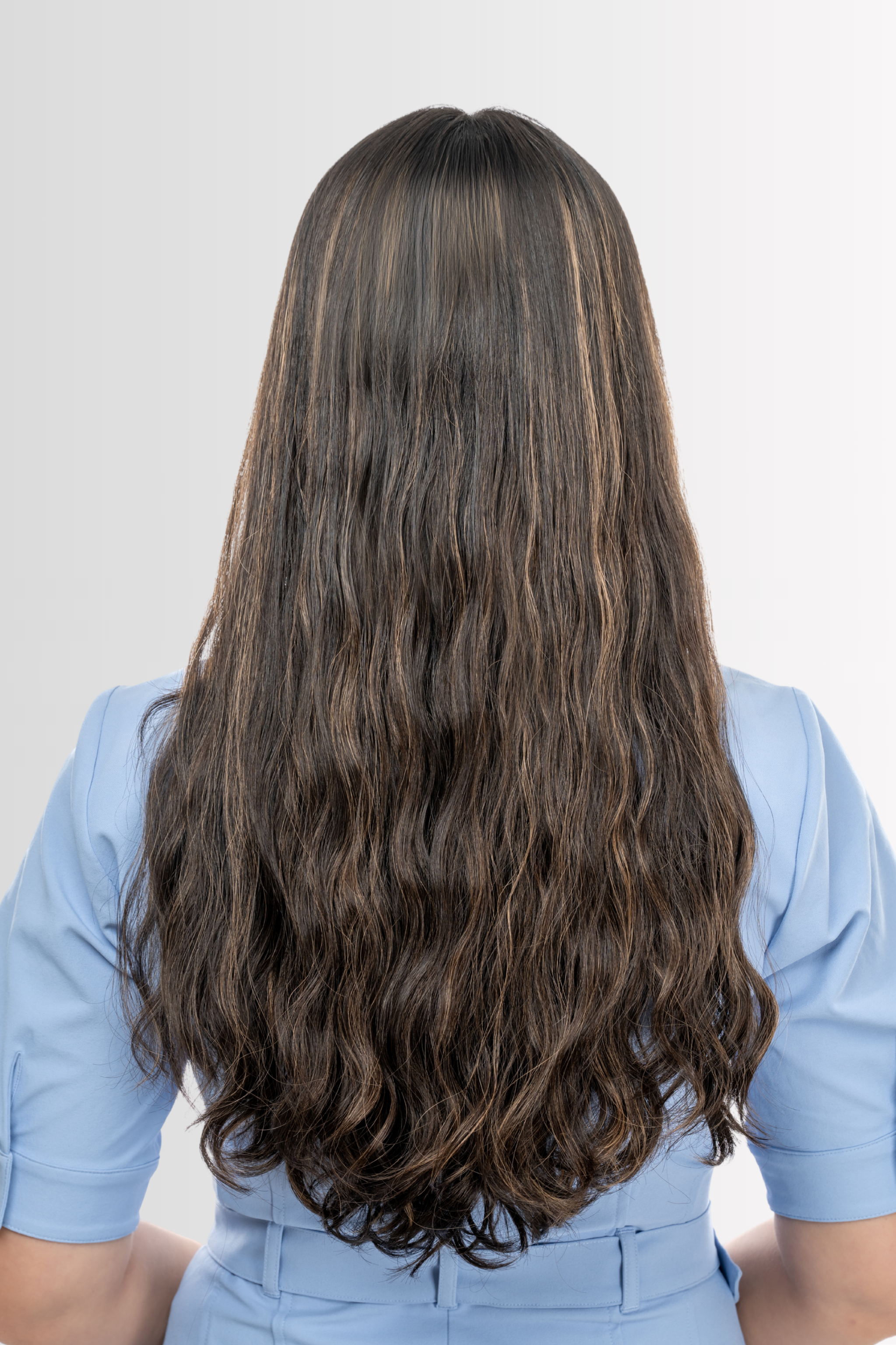 Air-Dried Lacetop in Rooted Dark Caramel