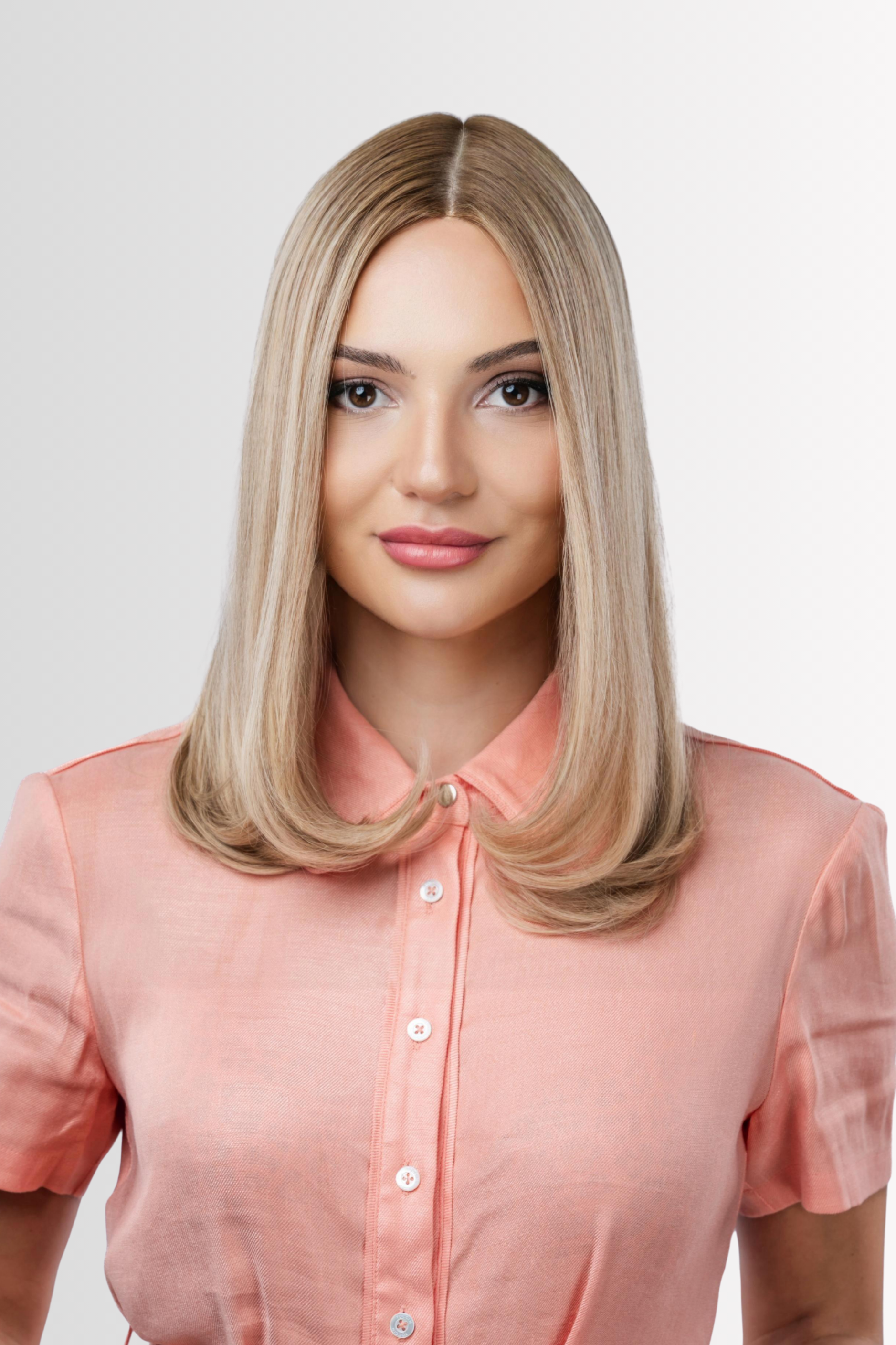 Skintop Wig in Golden Blonde