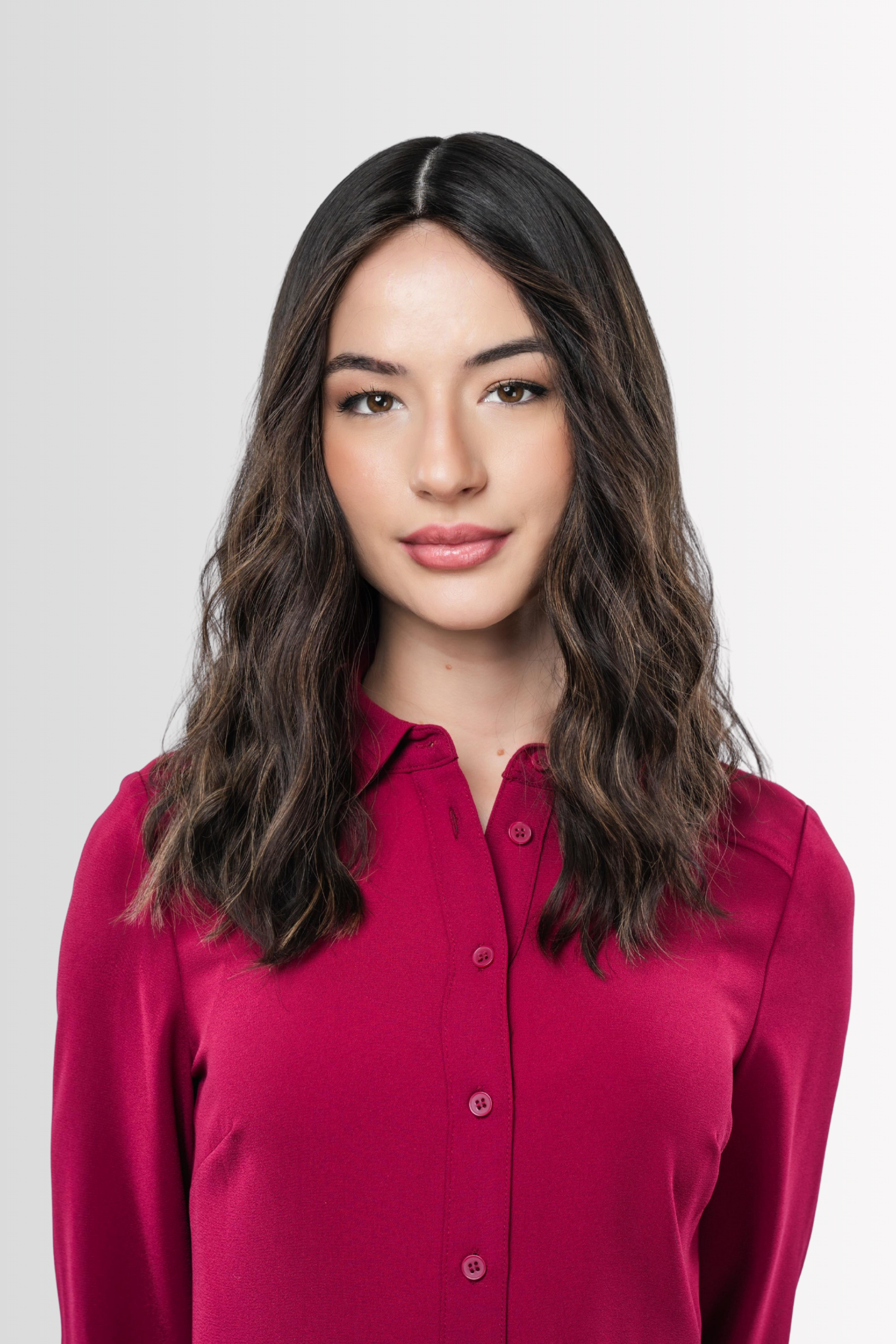 Skintop Wig in Rooted Dark Caramel