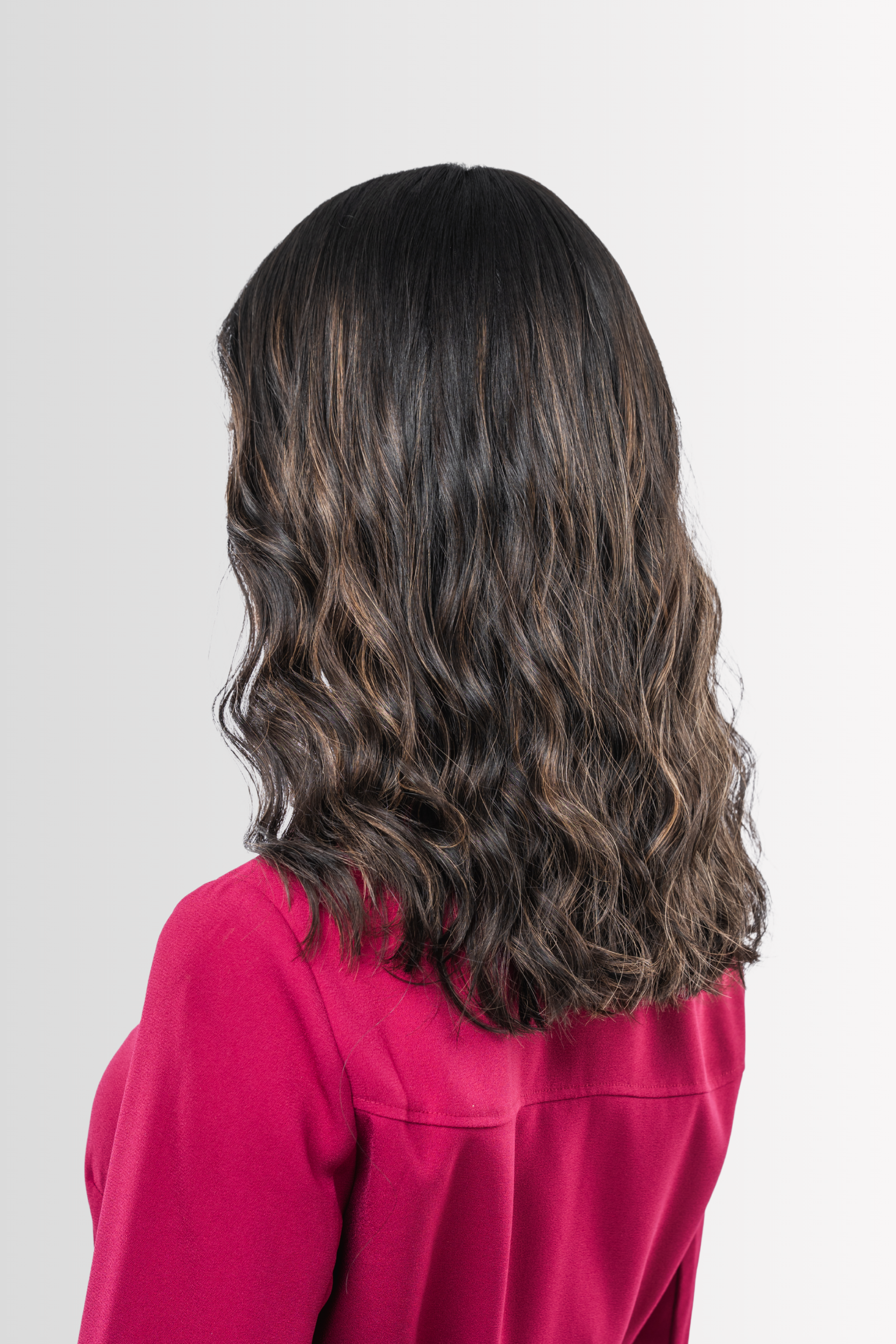 Skintop Wig in Rooted Dark Caramel