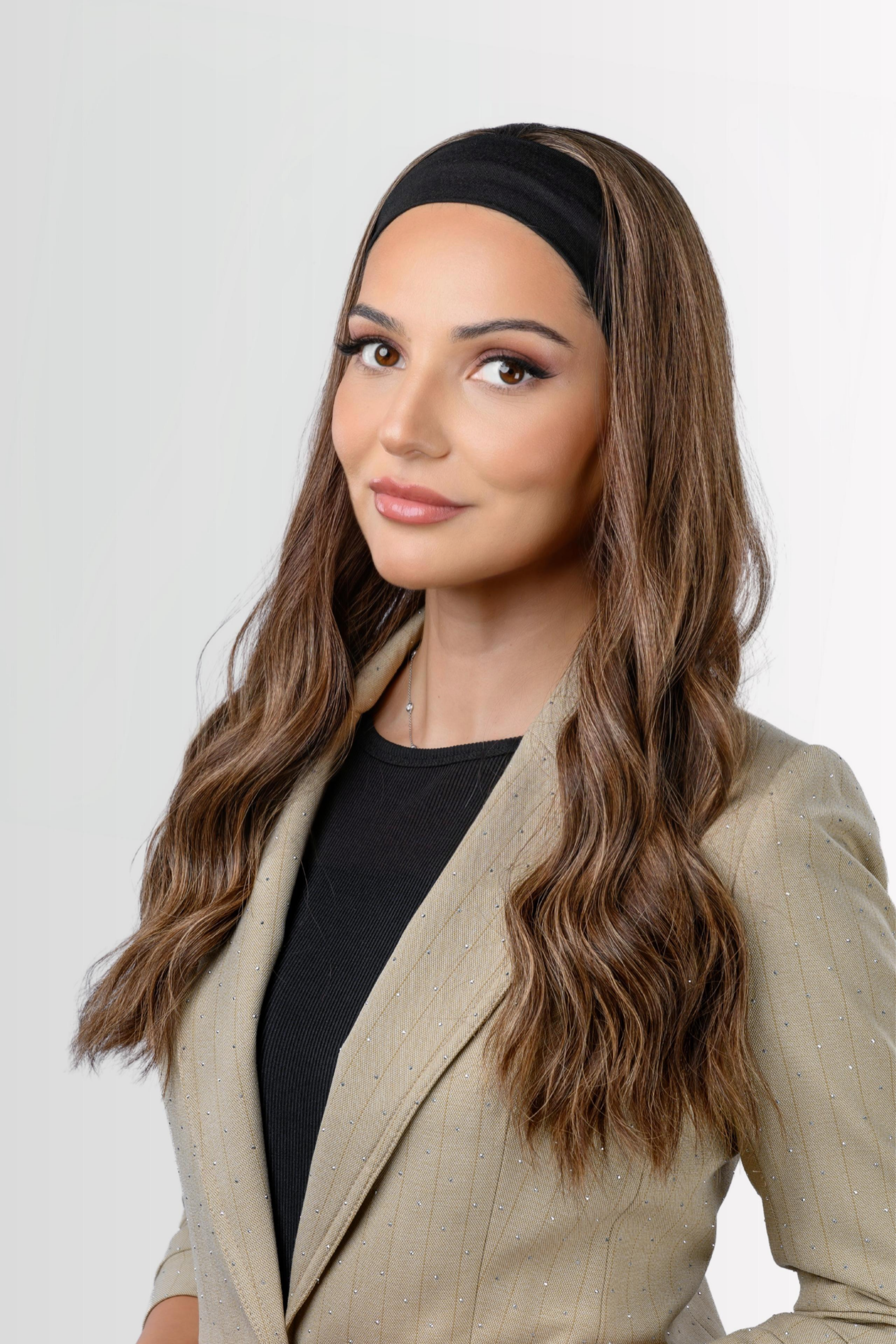 EU Bandfall Wig in Ash Brown