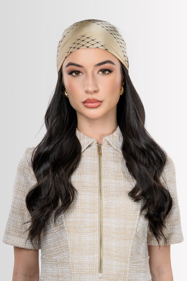EU Bandfall Wig in Natural Black