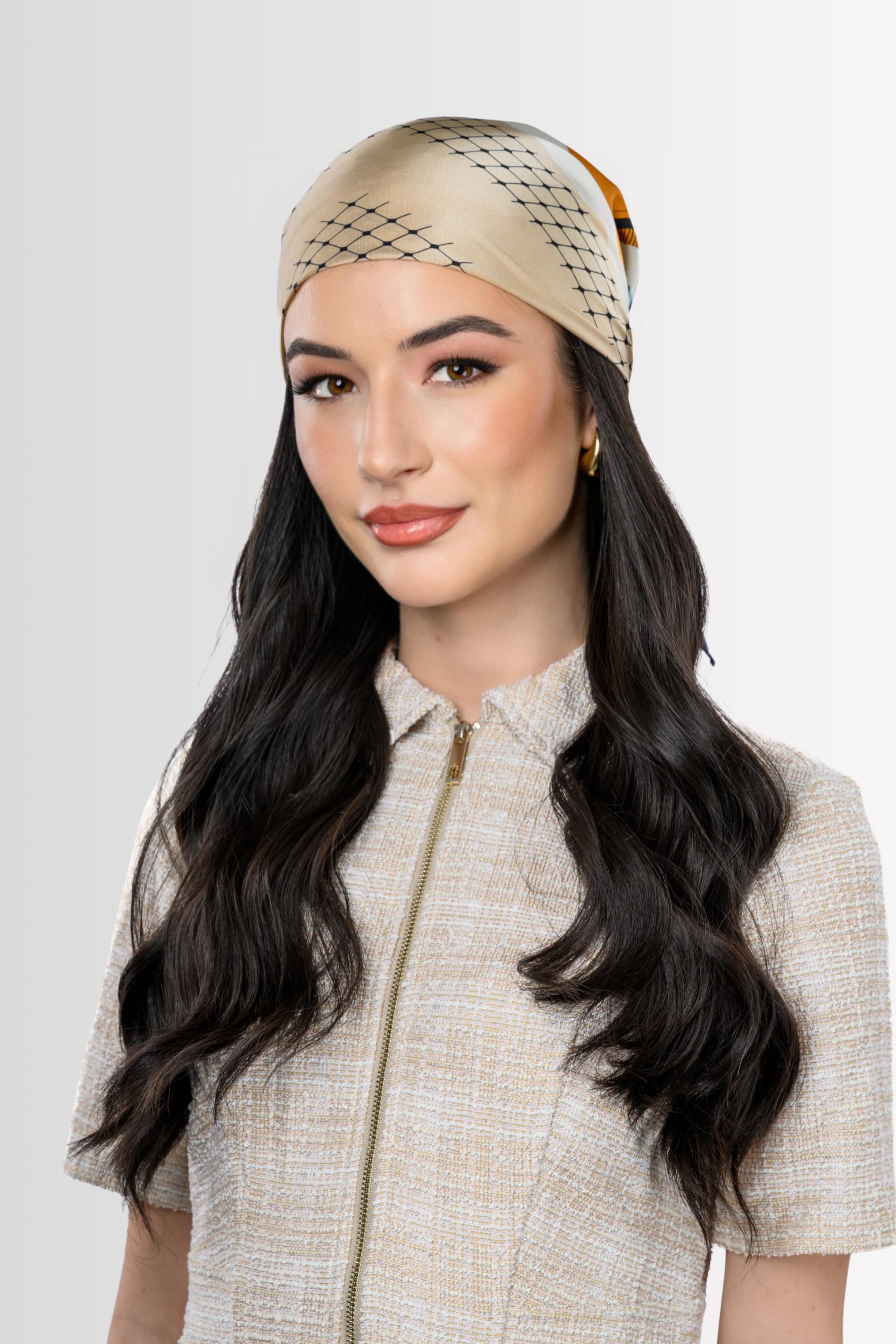 EU Bandfall Wig in Natural Black